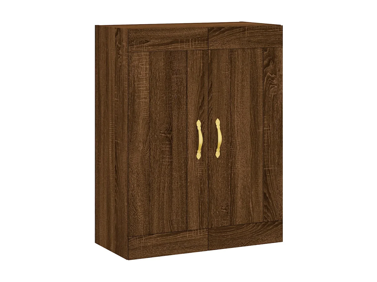 Armoire murale chêne marron 69,5x34x90 cm bois d'ingénierie