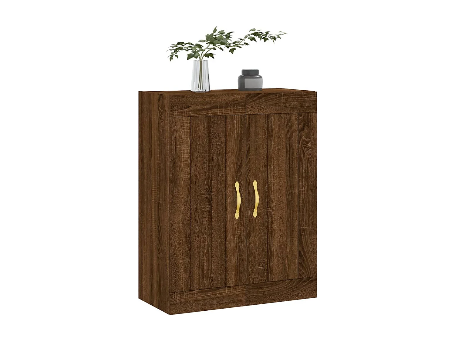 Armoire murale chêne marron 69,5x34x90 cm bois d'ingénierie