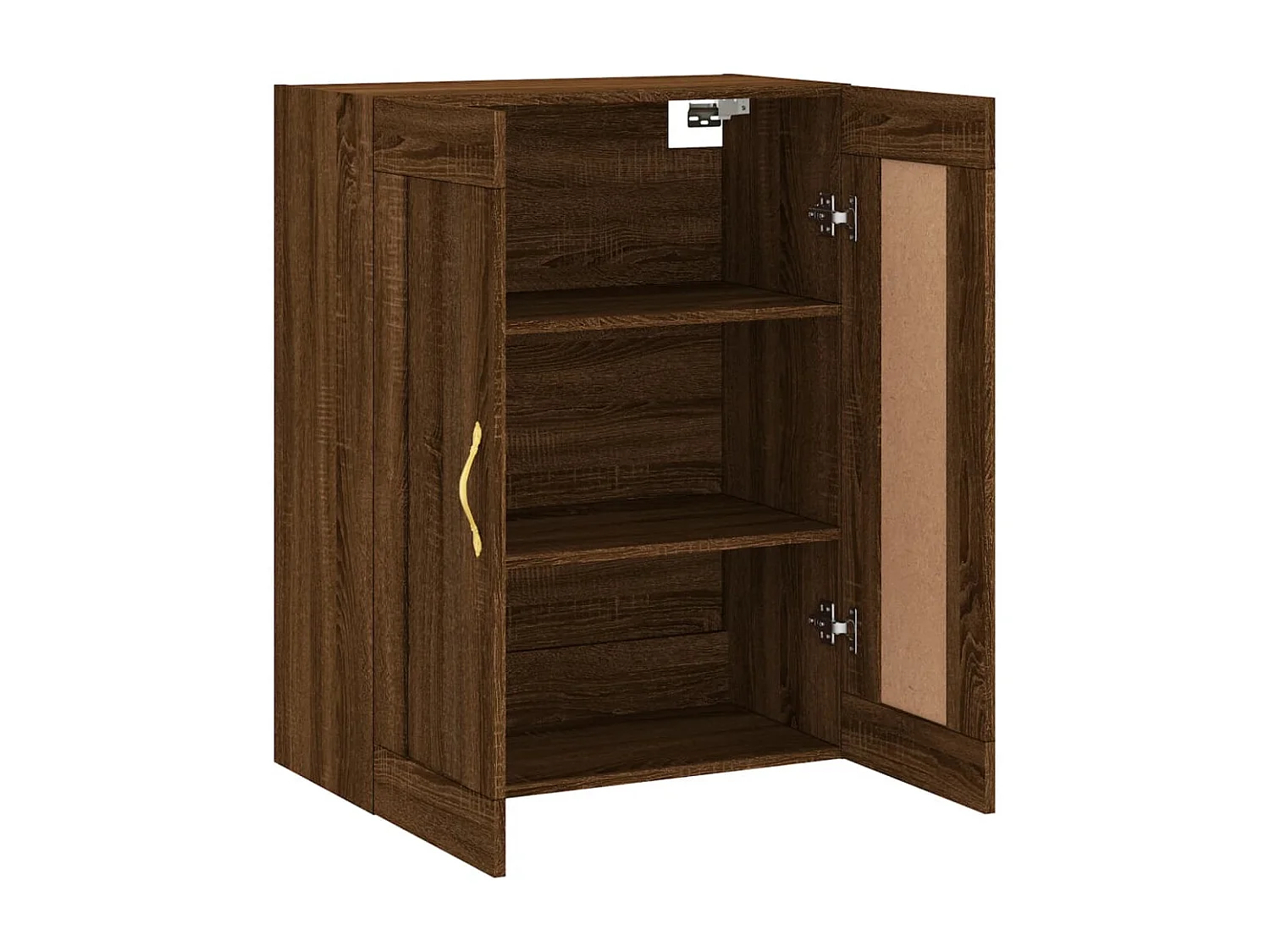 Armoire murale chêne marron 69,5x34x90 cm bois d'ingénierie