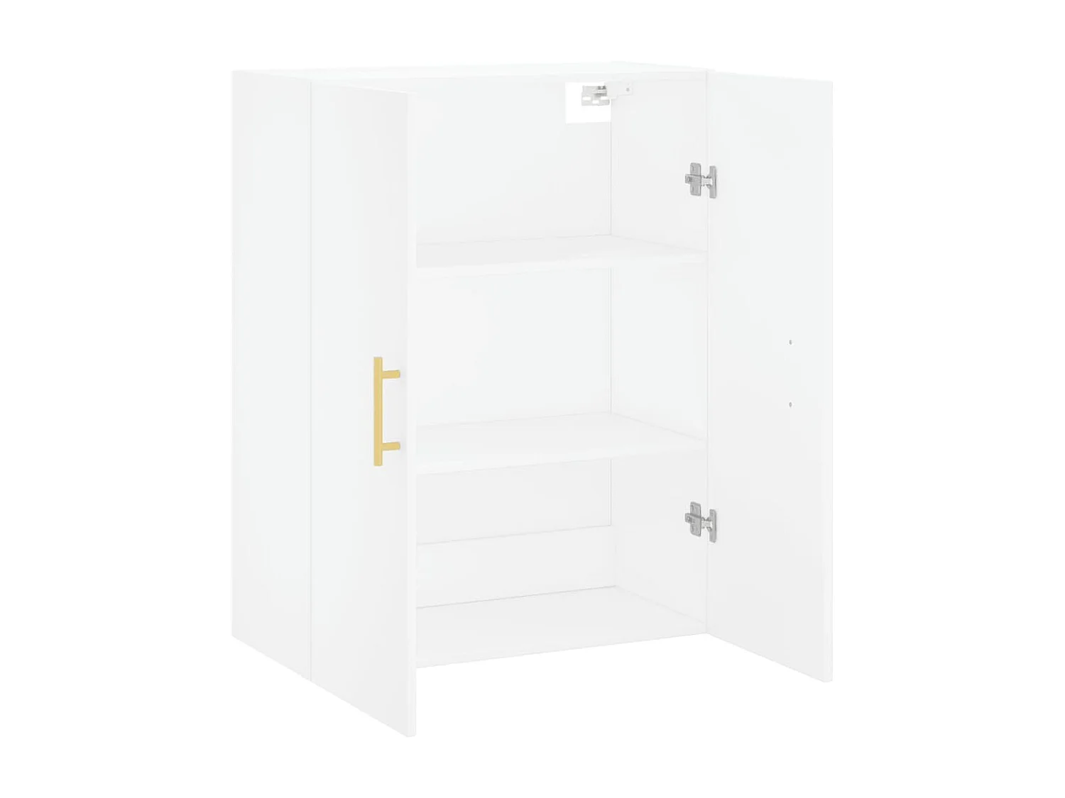 Armoire murale blanc 69,5x34x90 cm