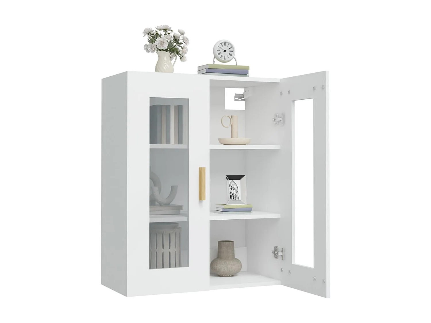 Armoire murale suspendue Blanc 69,5x34x90 cm