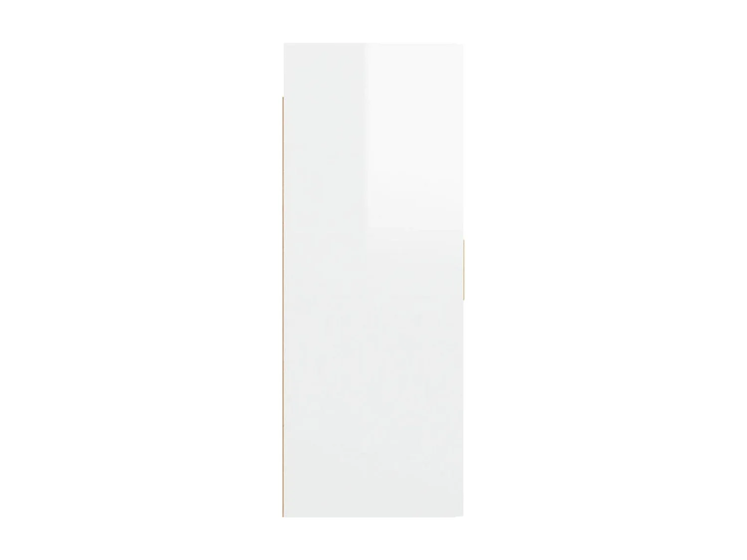 Armoire murale suspendue Blanc brillant 69,5x34x90 cm