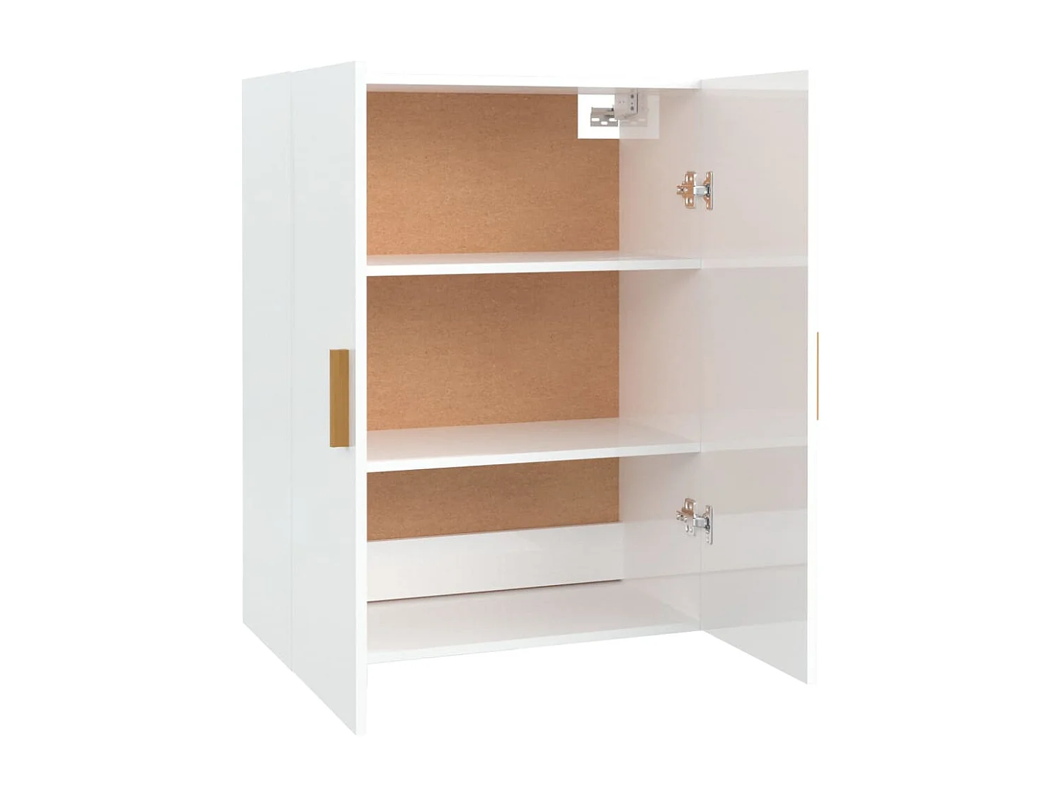 Armoire murale suspendue Blanc brillant 69,5x34x90 cm