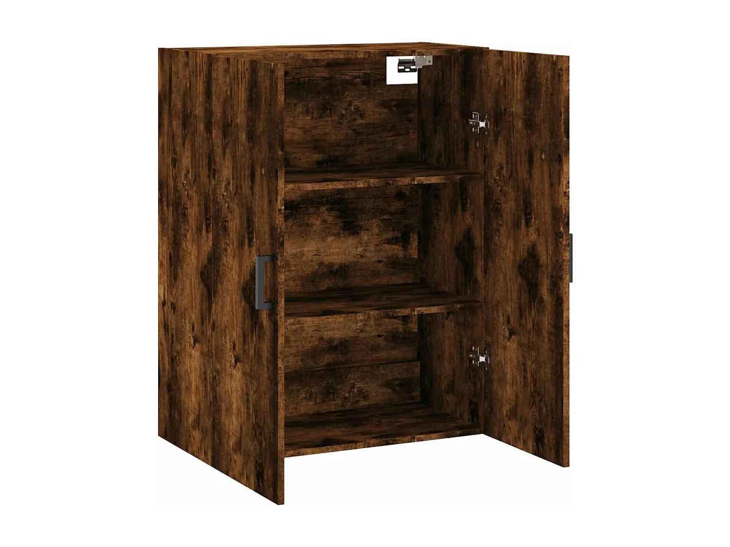 Armoire murale chêne fumé 69,5x34x90 cm