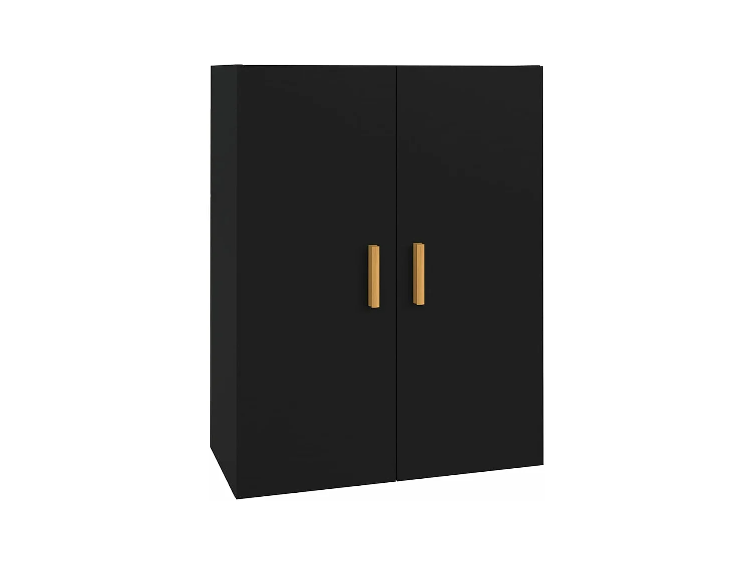 Armoire murale suspendue Noir 69,5x34x90 cm