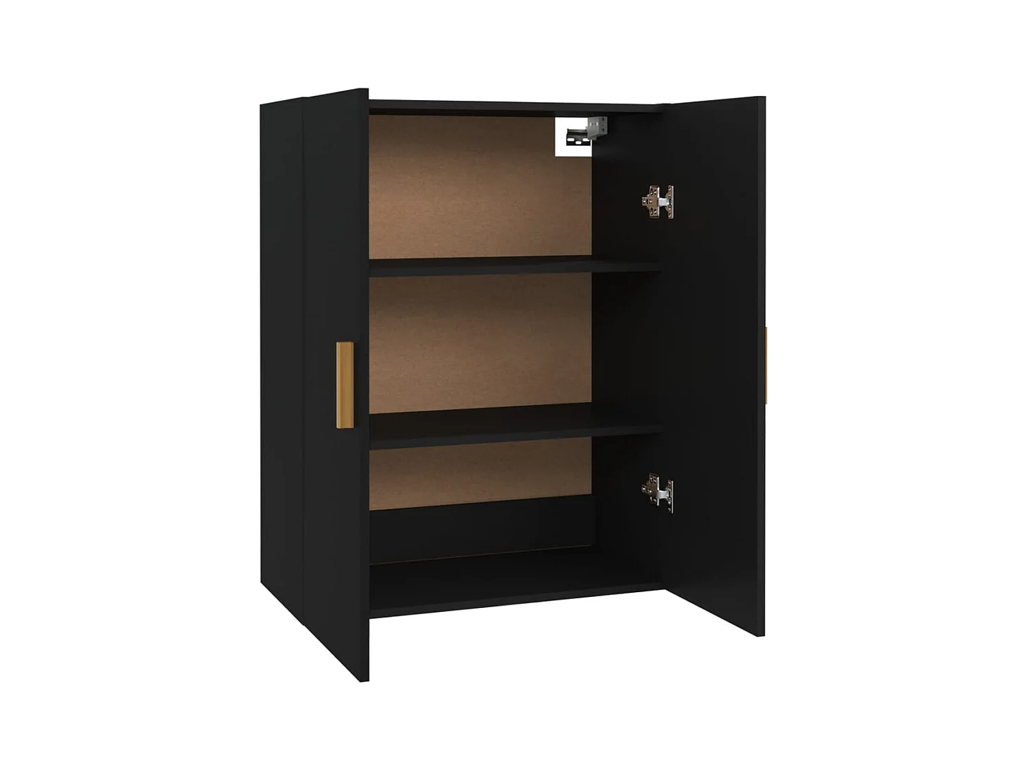 Armoire murale suspendue Noir 69,5x34x90 cm