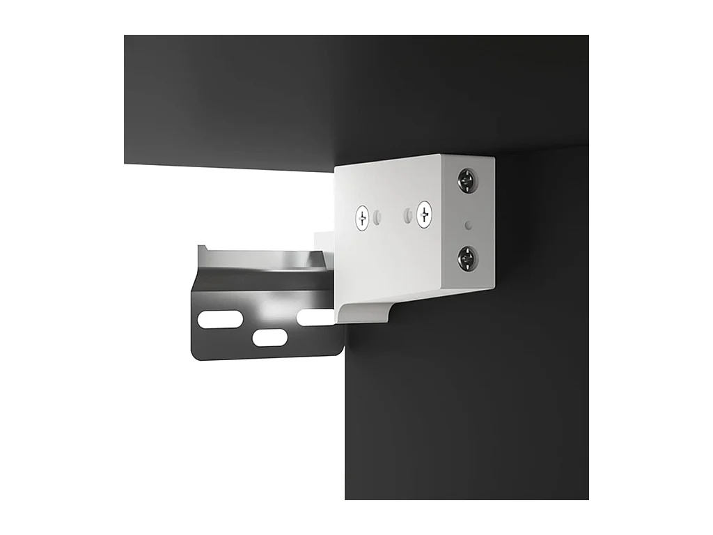 Armoire murale suspendue Noir 69,5x34x90 cm
