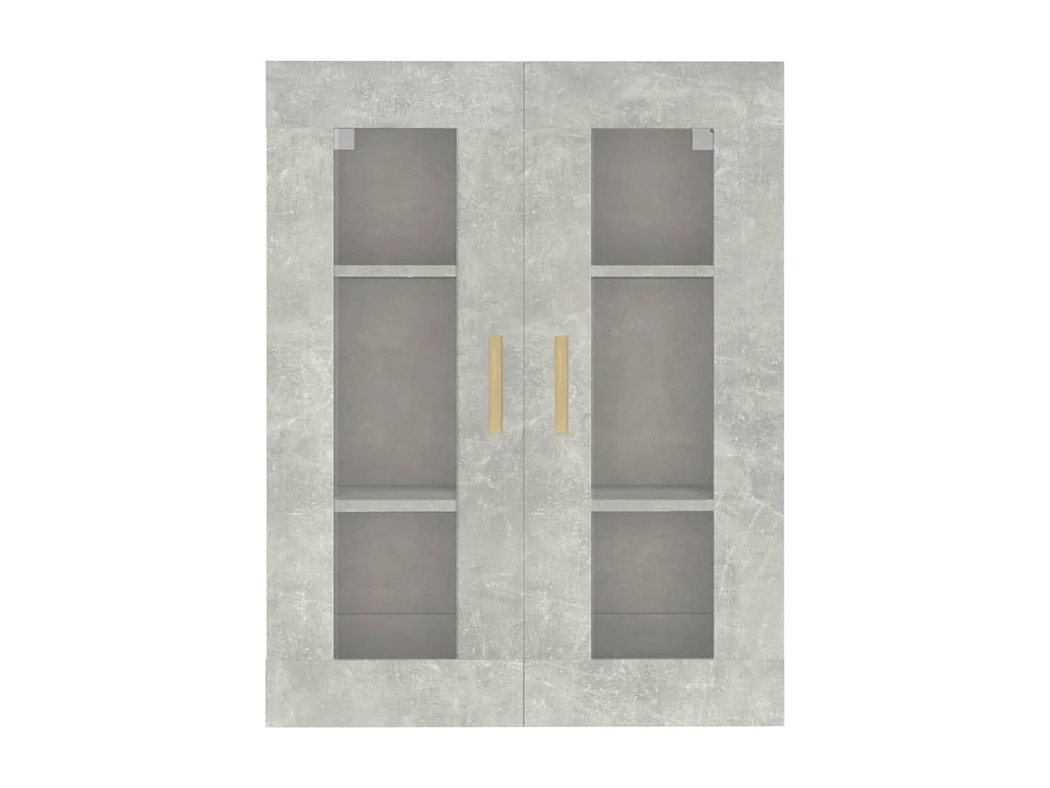 Armoire murale suspendue Gris béton 69,5x34x90 cm