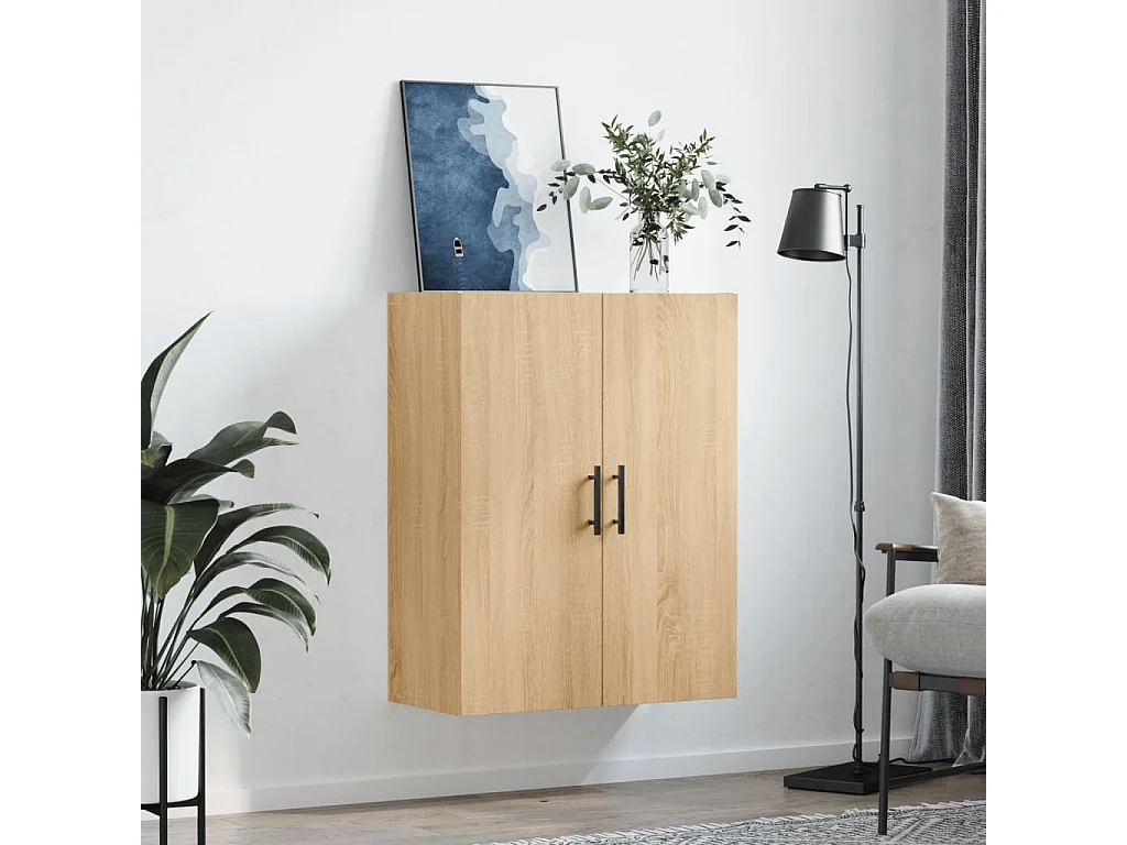 Armoire murale chêne sonoma 69,5x34x90 cm