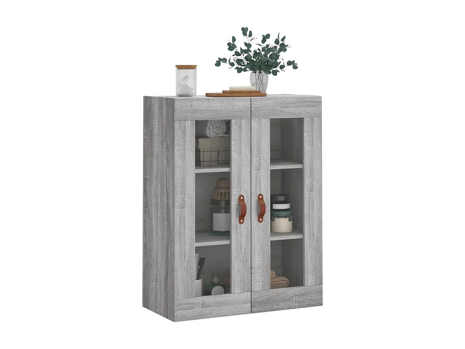 Armoire murale sonoma gris 69,5x34x90 cm