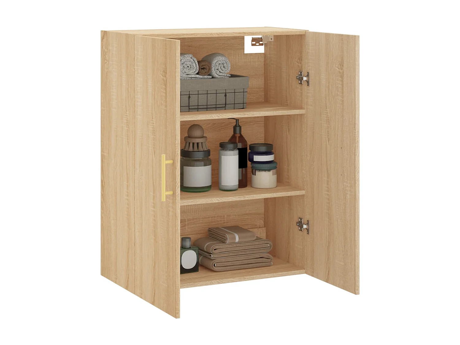 Armario de pared roble Sonoma 69,5x34x90 cm