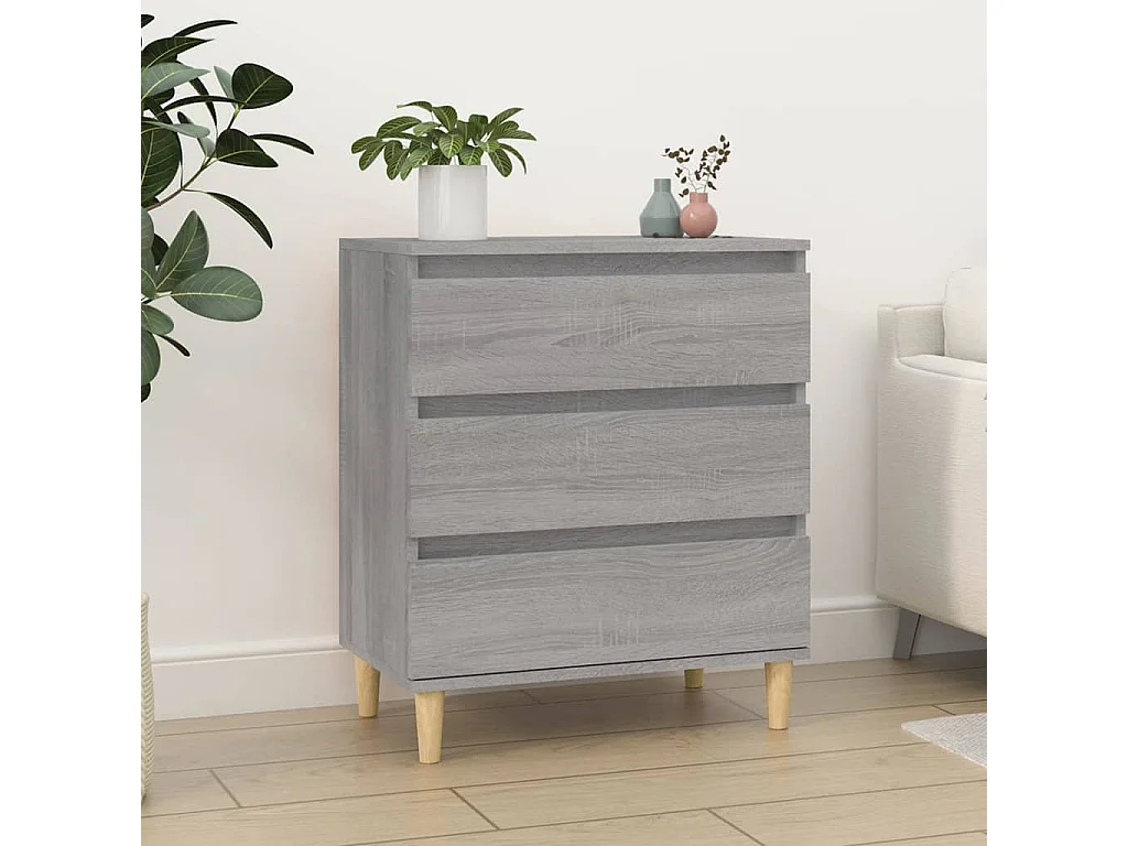 Buffet Sonoma gris 60x35x70 cm Bois d'ingénierie