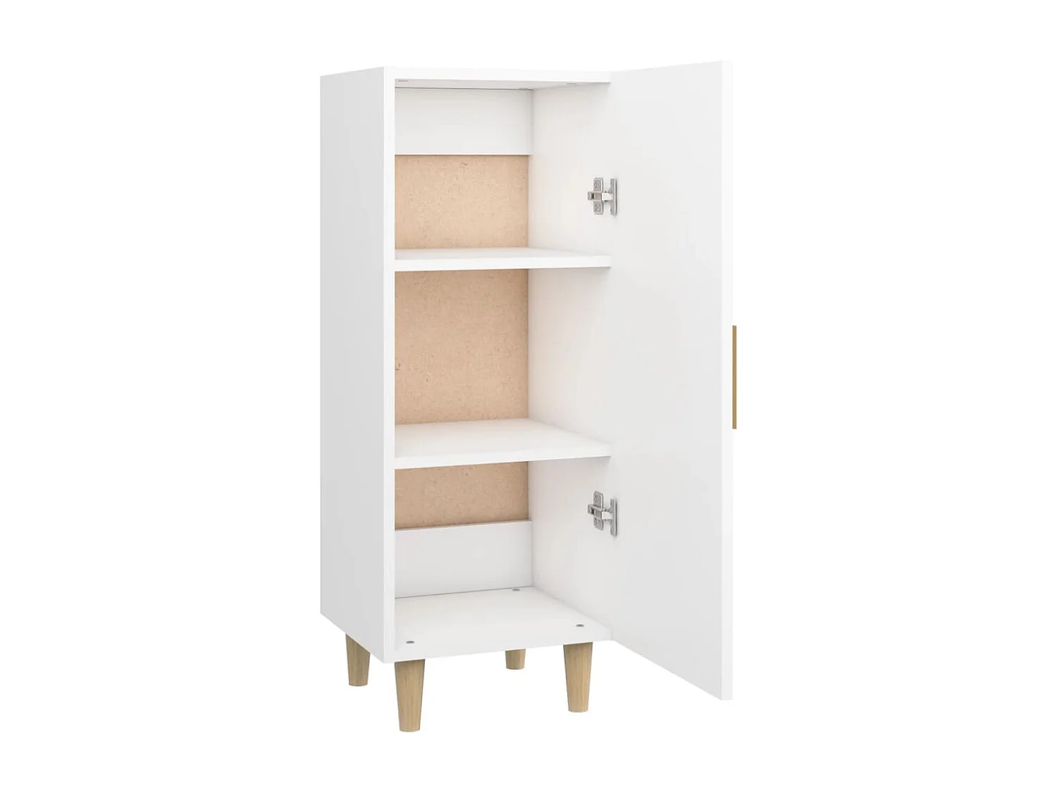 Buffet Blanc 34,5x34x90 cm Bois d'ingénierie
