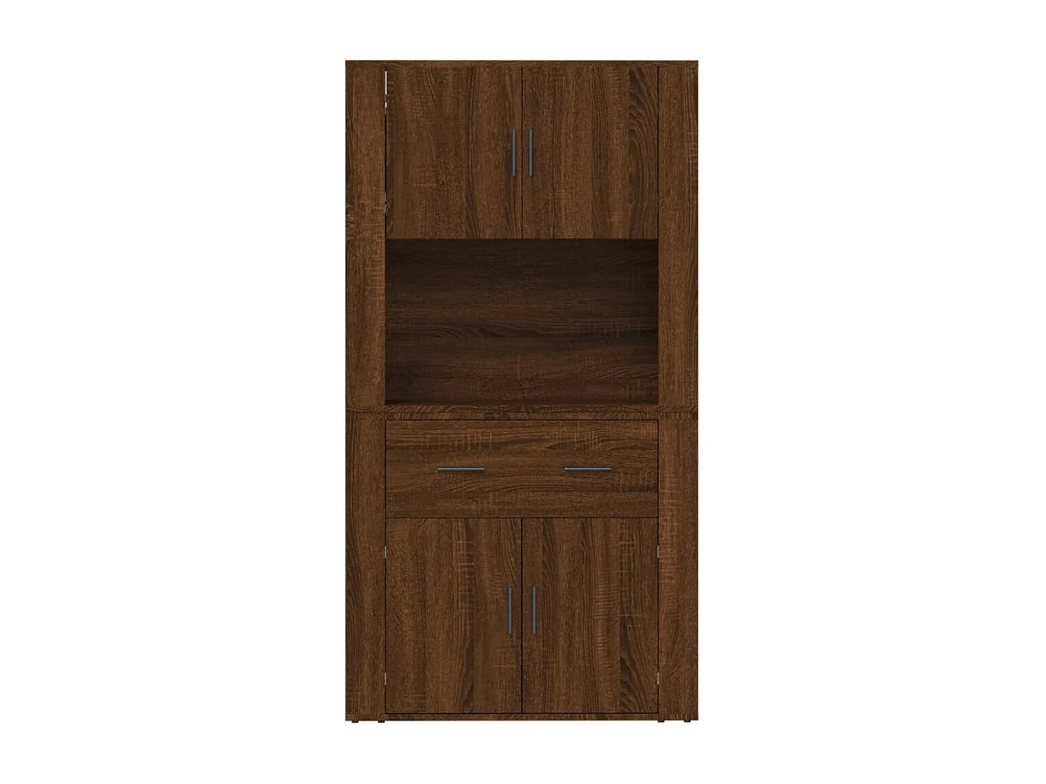 Buffet haut Chêne marron Bois d'ingénierie