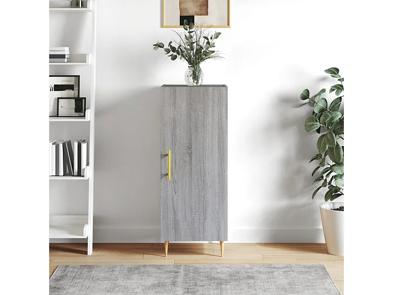 Buffet Sonoma gris 34,5x34x90 cm Bois d'ingénierie
