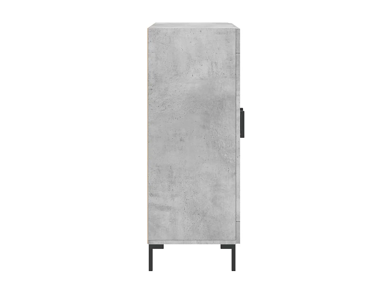 Buffet gris béton 69,5x34x90 cm bois d'ingénierie