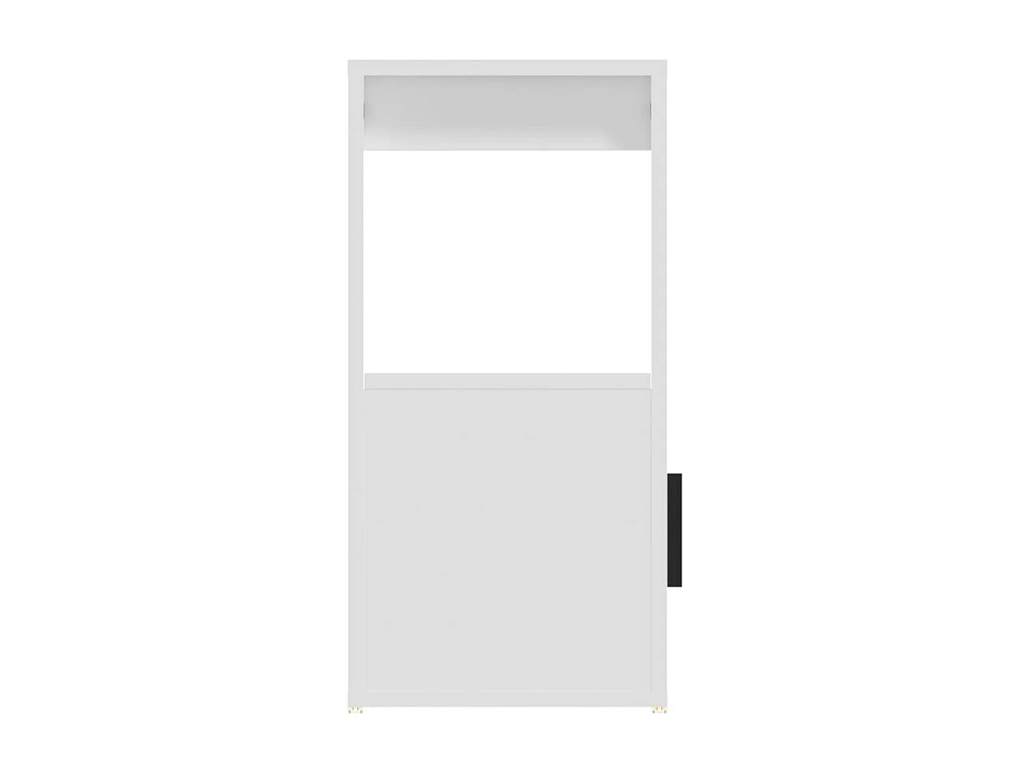 Buffet Blanc 80x30x60 cm Bois d'ingénierie