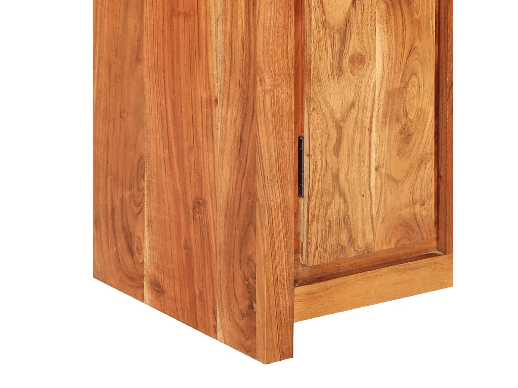 Buffet 55x33x75 cm bois massif d'acacia