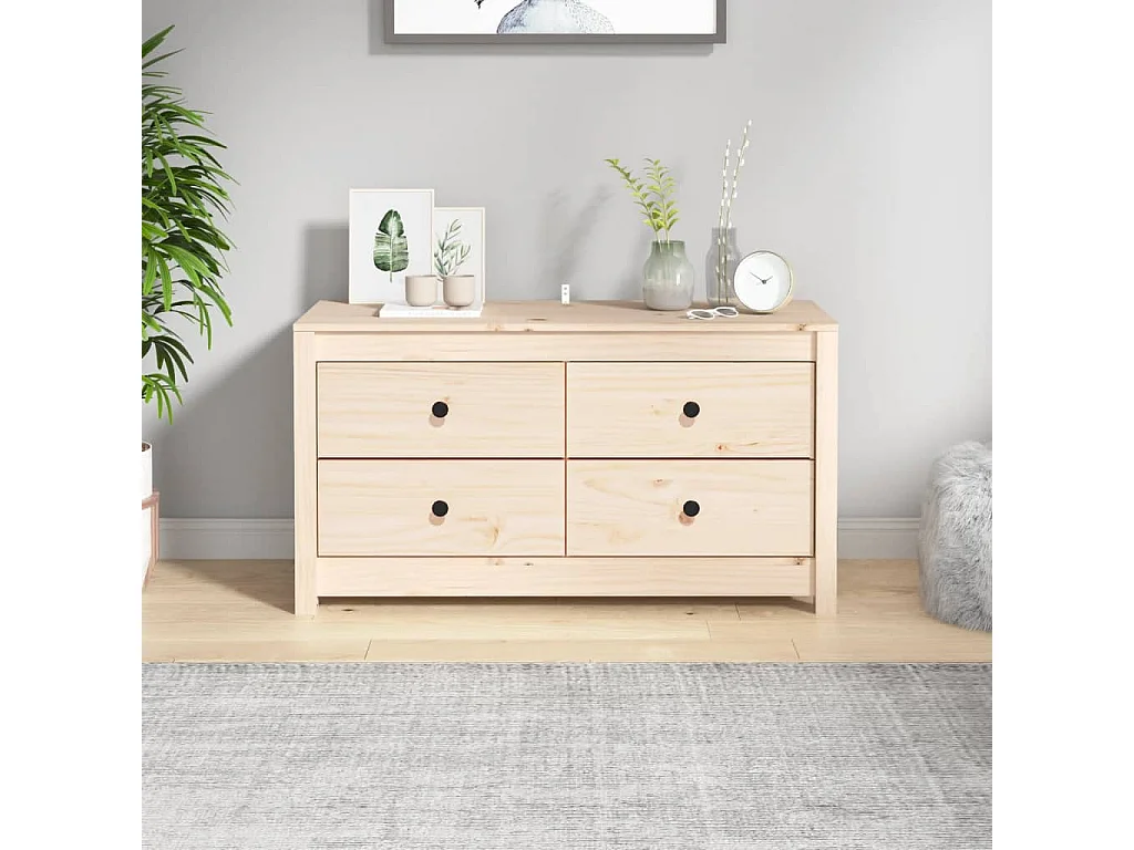 Armoire latérale 100x40x54 cm Bois de pin massif