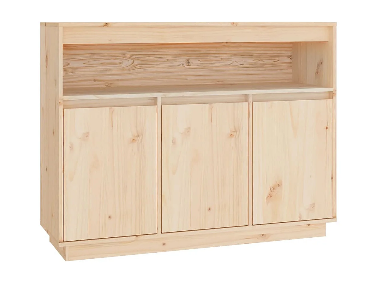 Dressoir 104,5x34x80 cm massief grenenhout