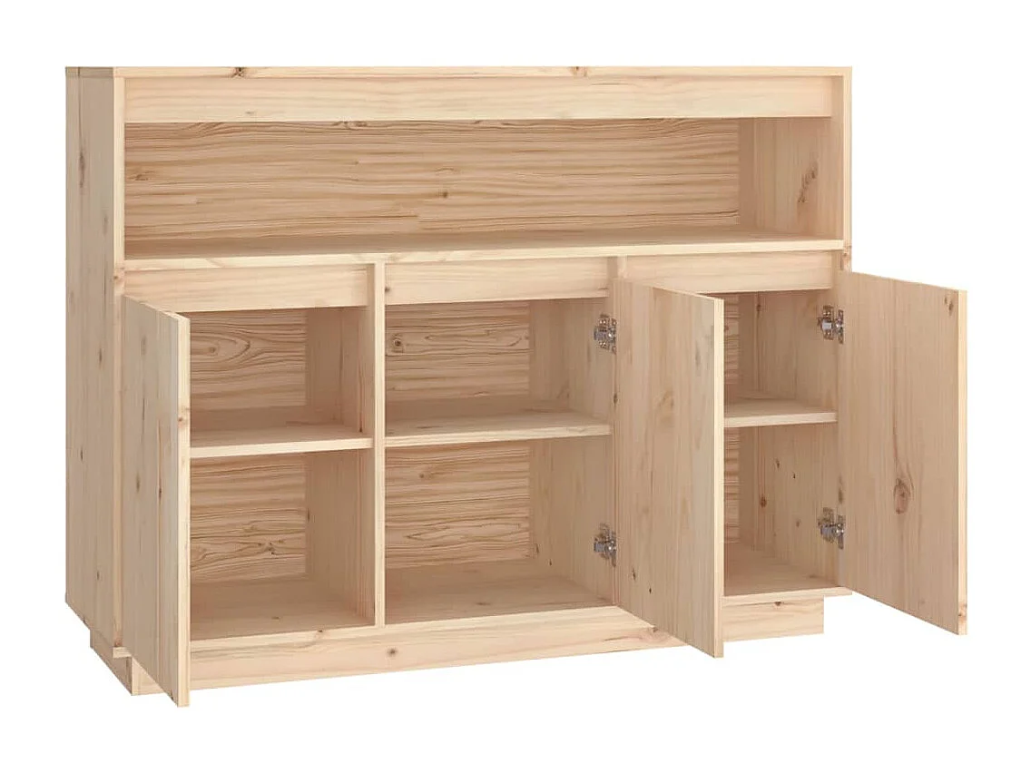 Dressoir 104,5x34x80 cm massief grenenhout