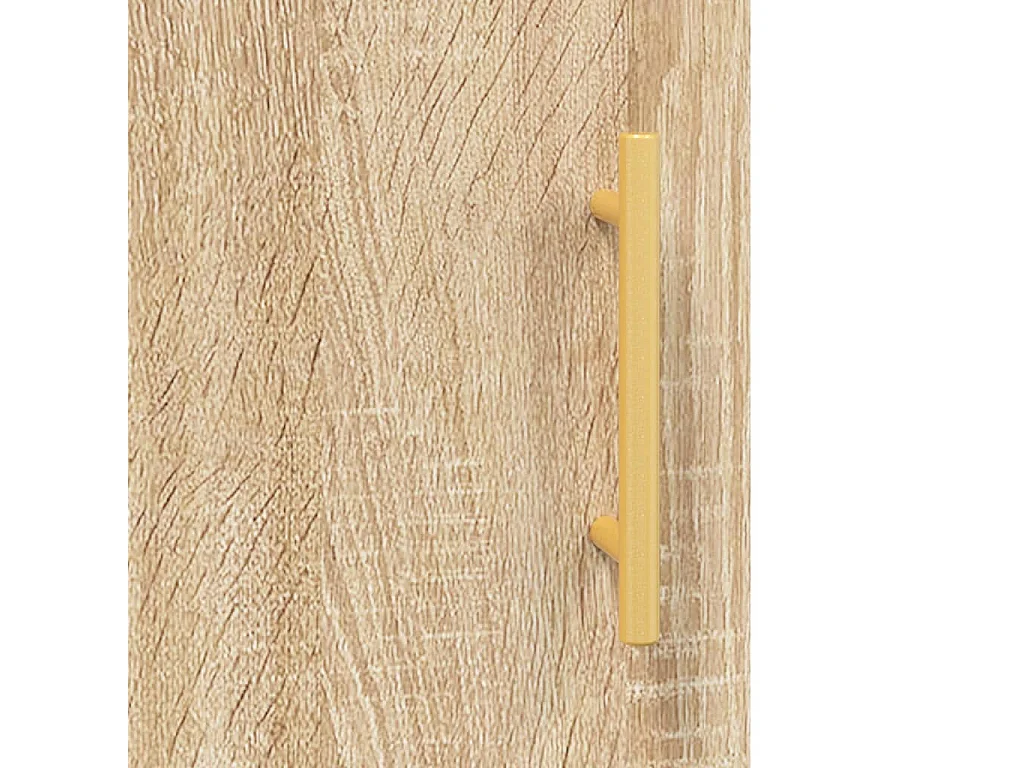 Aparador de madera de ingeniería roble Sonoma 69,5x34x90 cm