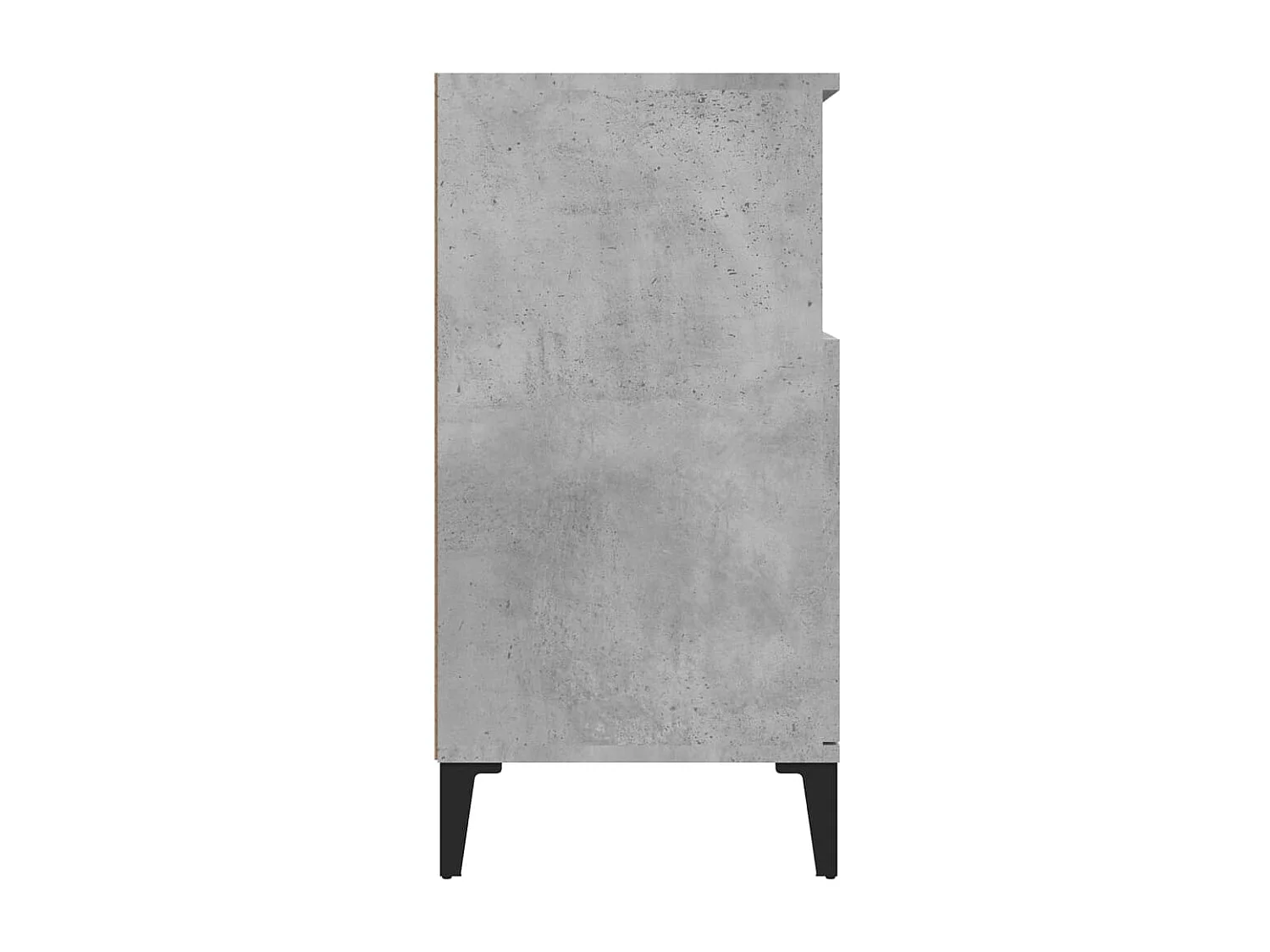 Dressoir 60x35x70 cm bewerkt hout betongrijs