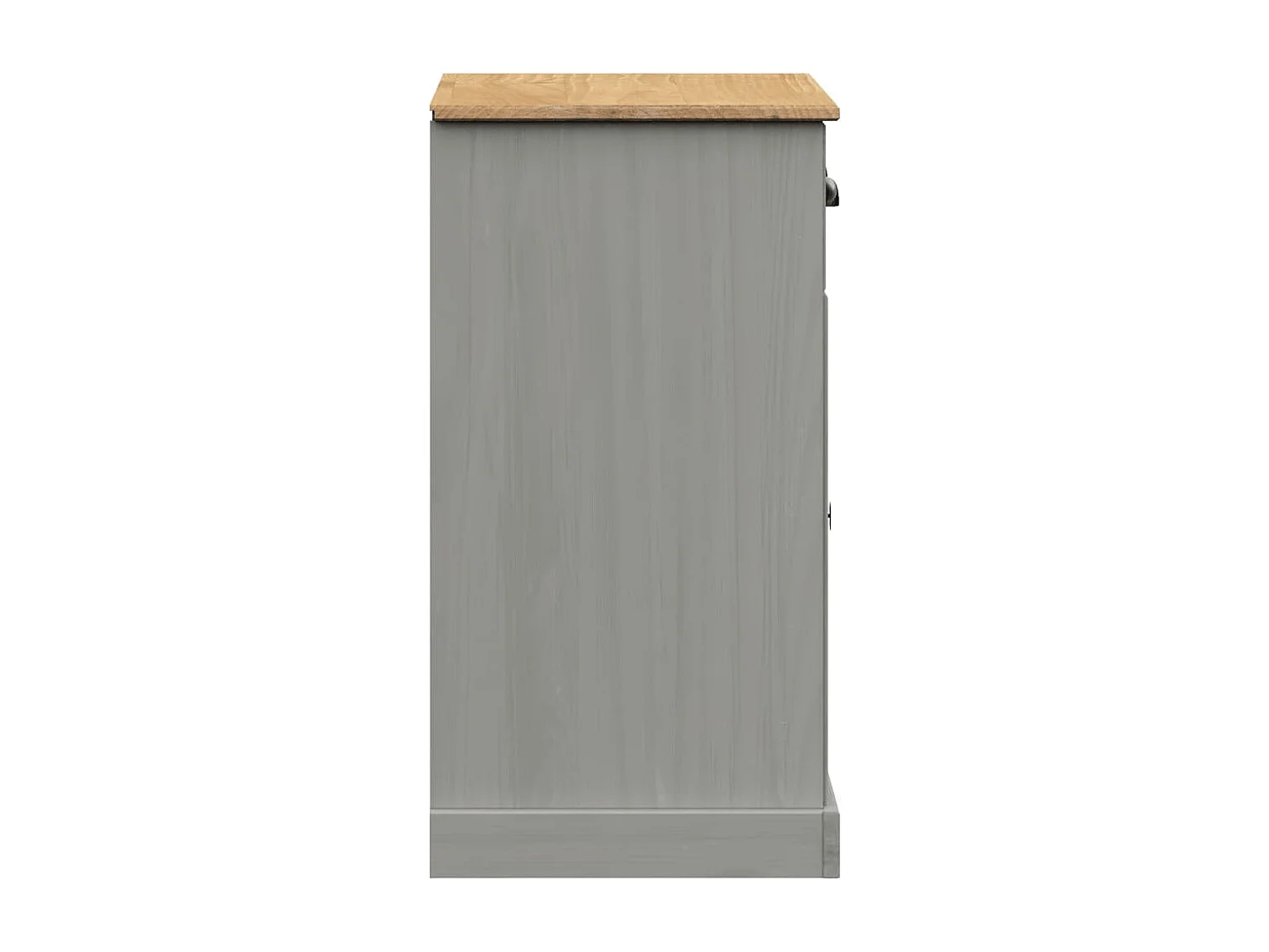 Aparador con cajones VIGO madera maciza pino gris 78x40x75 cm