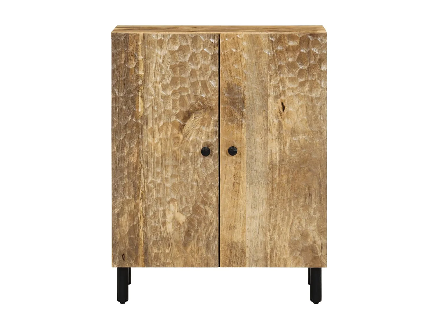 Armoire latérale 60x33x75 cm bois massif de manguier
