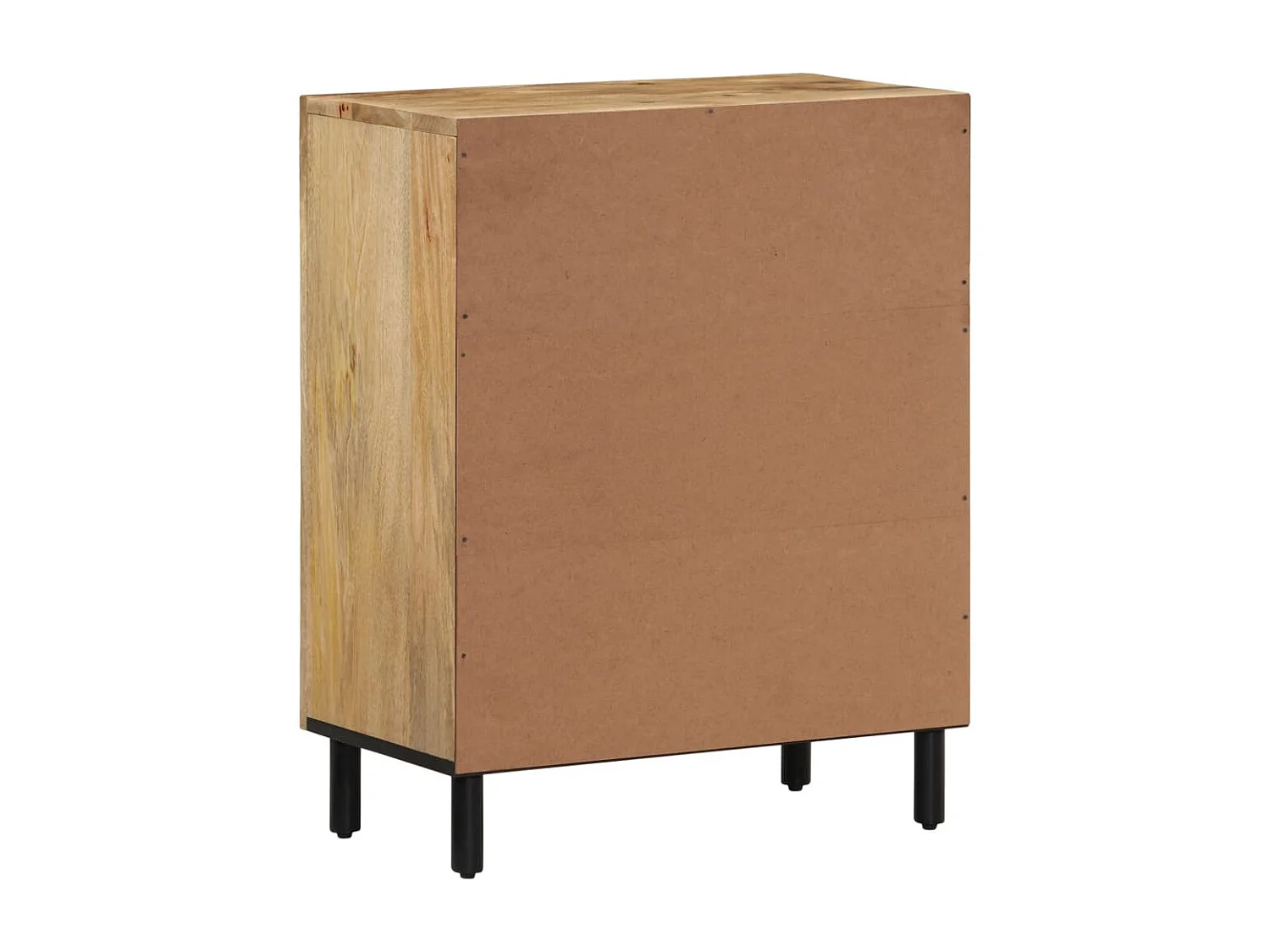 Armoire latérale 60x33x75 cm bois massif de manguier