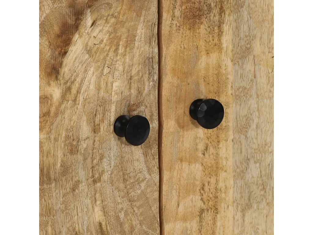 Armoire latérale 60x33x75 cm bois massif de manguier