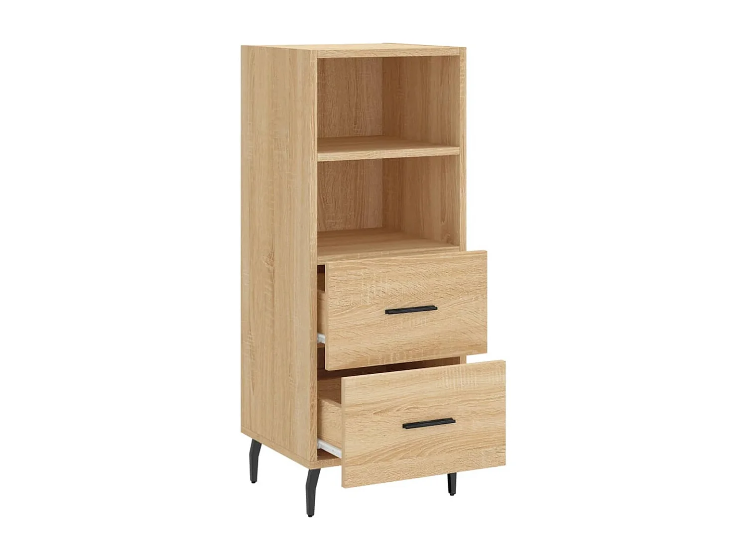 Dressoir 34,5x34x90 cm bewerkt hout sonoma eiken
