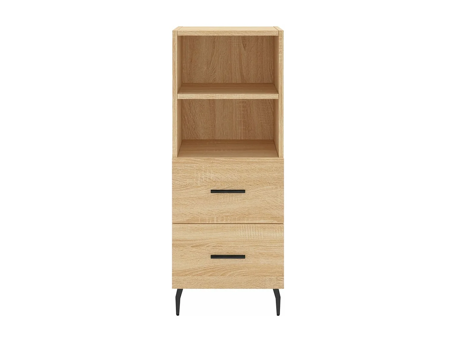 Dressoir 34,5x34x90 cm bewerkt hout sonoma eiken