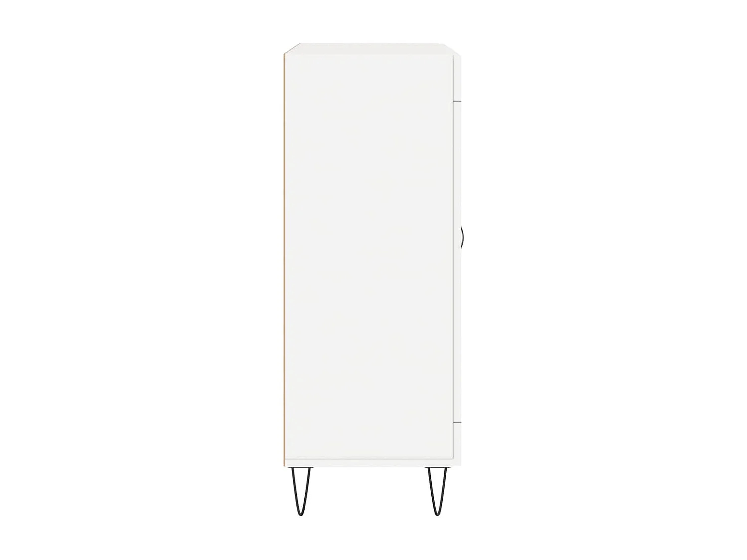 Buffet blanc 69,5x34x90 cm bois d'ingénierie