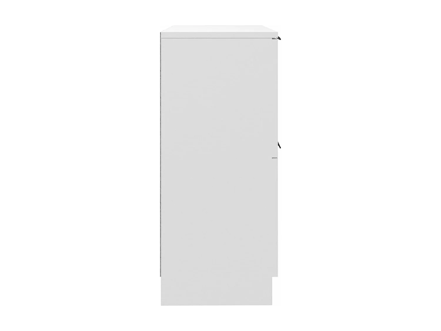 Aparadores 2 unidades madera contrachapada blanco 30x30x70 cm