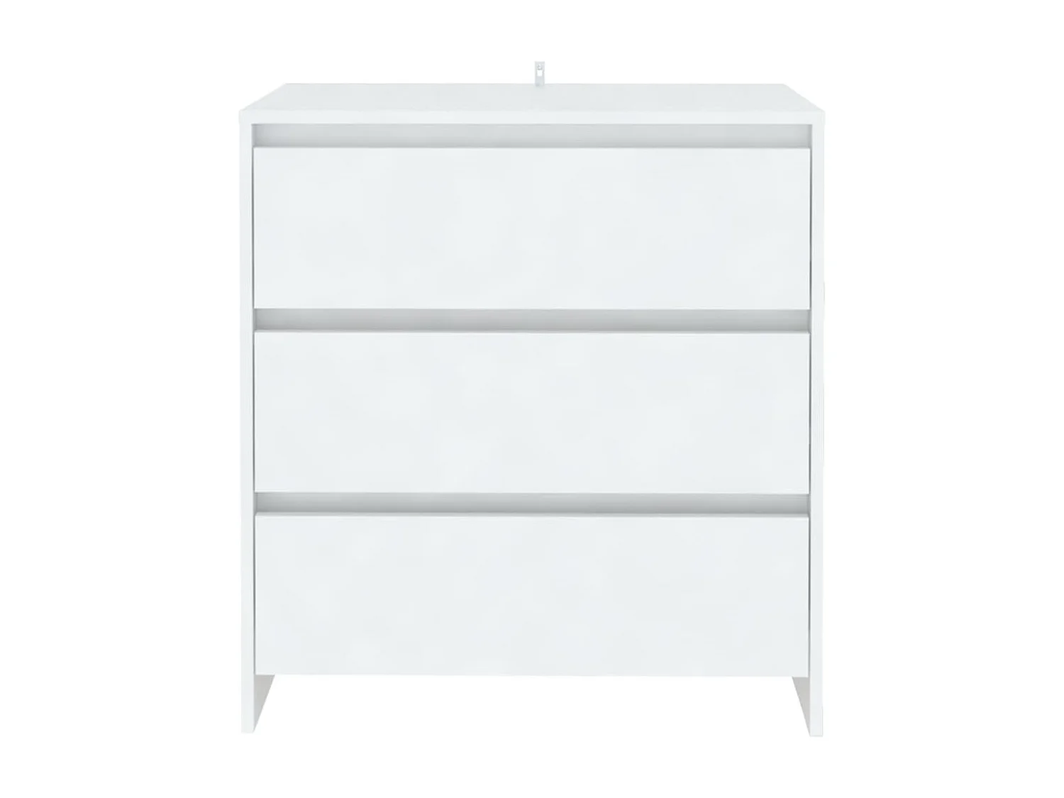 Dressoir 70x41x75 cm bewerkt hout wit