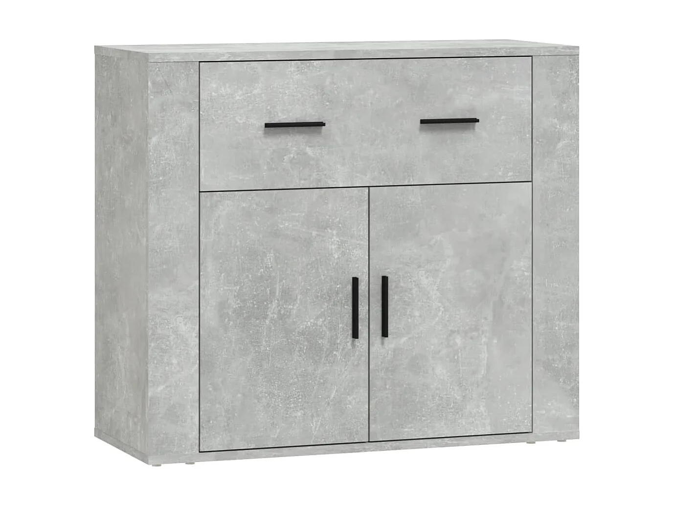 Buffets 3 pièces gris béton bois d'ingénierie