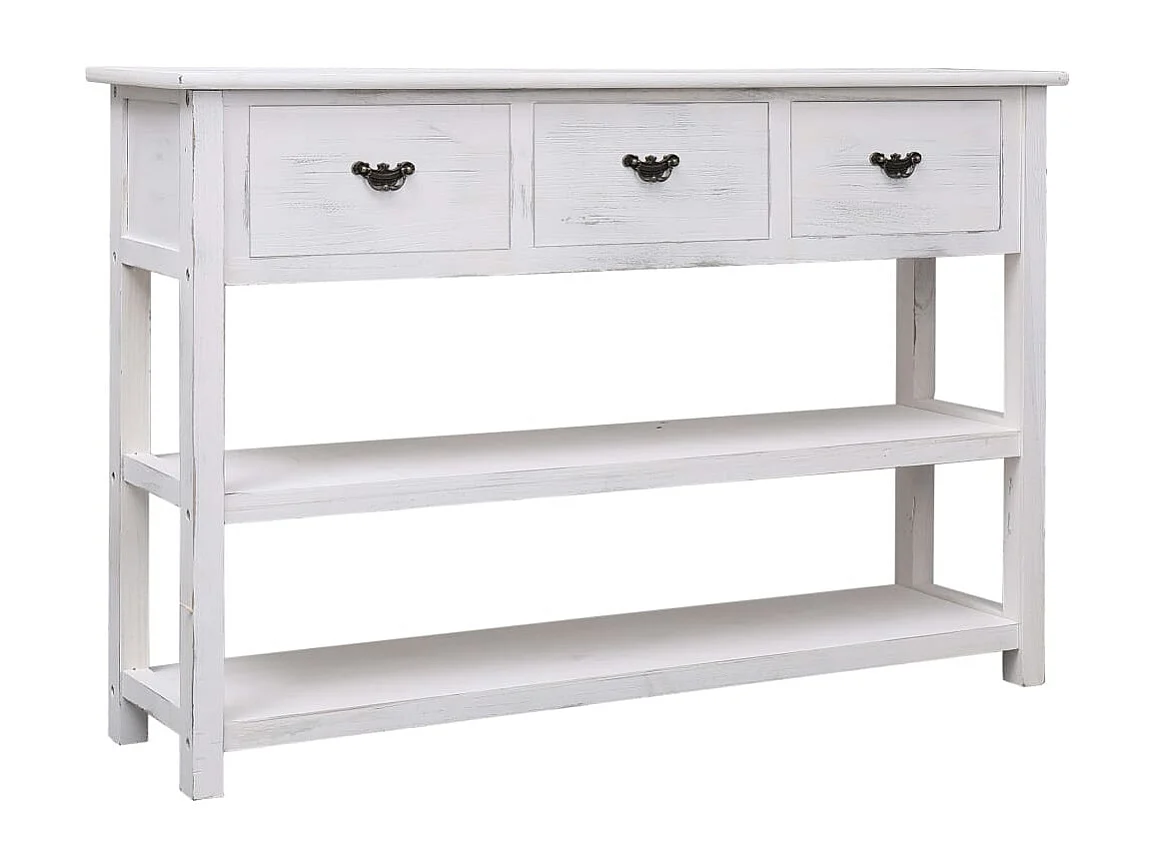Buffet Antique Blanc 115 x 30 x 76 cm Bois