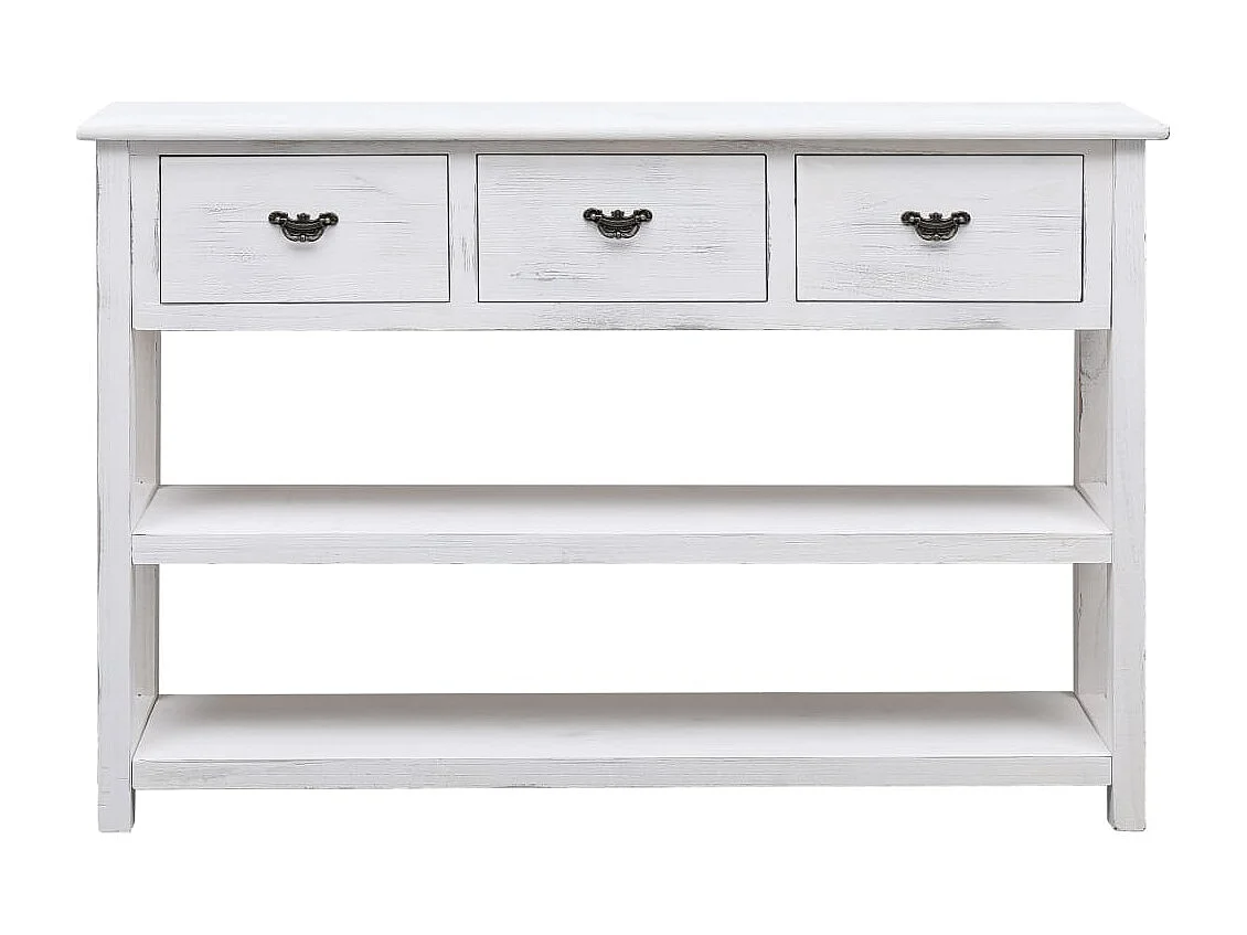 Buffet Antique Blanc 115 x 30 x 76 cm Bois