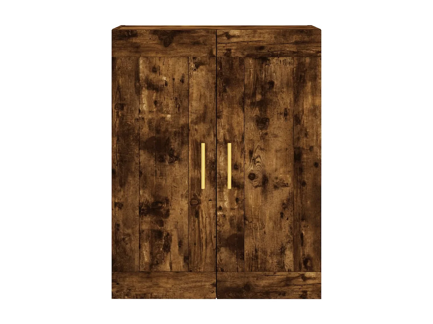 Armoire murale chêne fumé 69,5x34x90 cm bois d'ingénierie