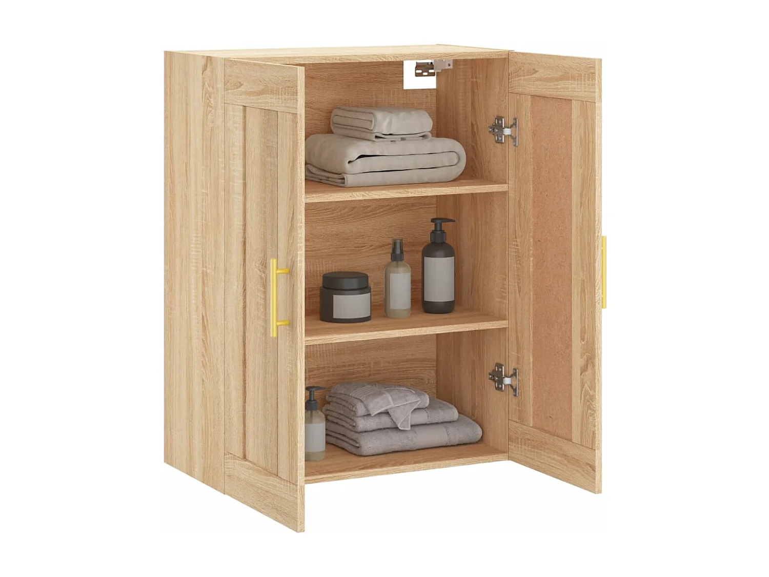 Armoire murale chêne sonoma 69,5x34x90 cm bois d'ingénierie