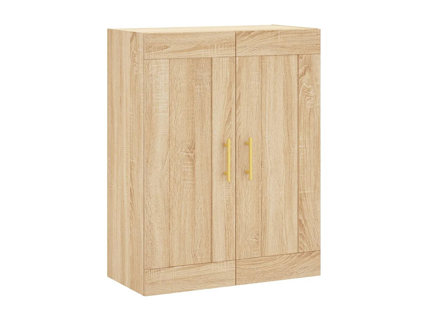 Wandkast 69,5x34x90 cm bewerkt hout sonoma eikenkleurig