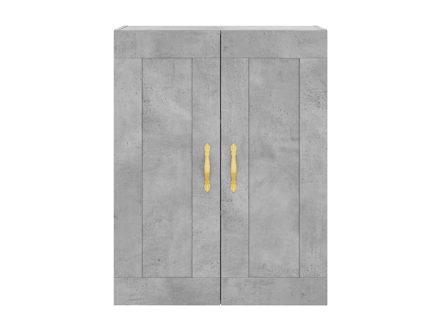 Armoire murale gris béton 69,5x34x90 cm bois d'ingénierie