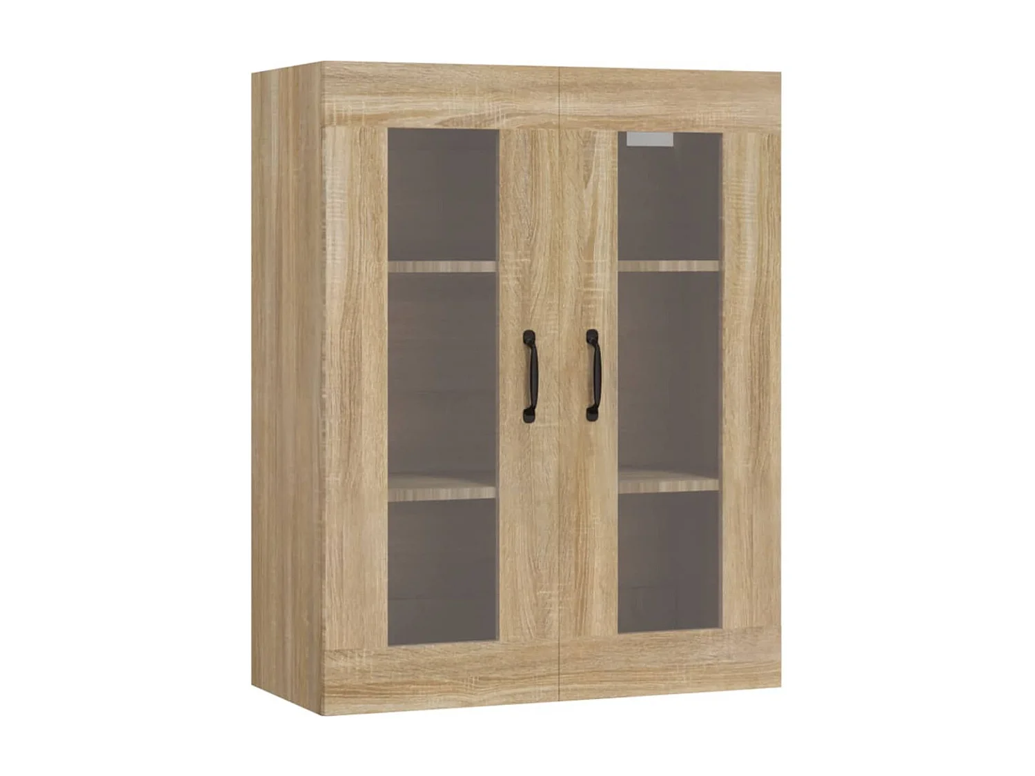 Armário de parede suspenso 69,5x34x90 cm carvalho sonoma