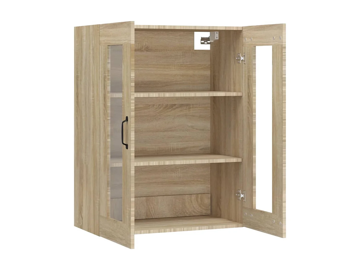 Armário de parede suspenso 69,5x34x90 cm carvalho sonoma