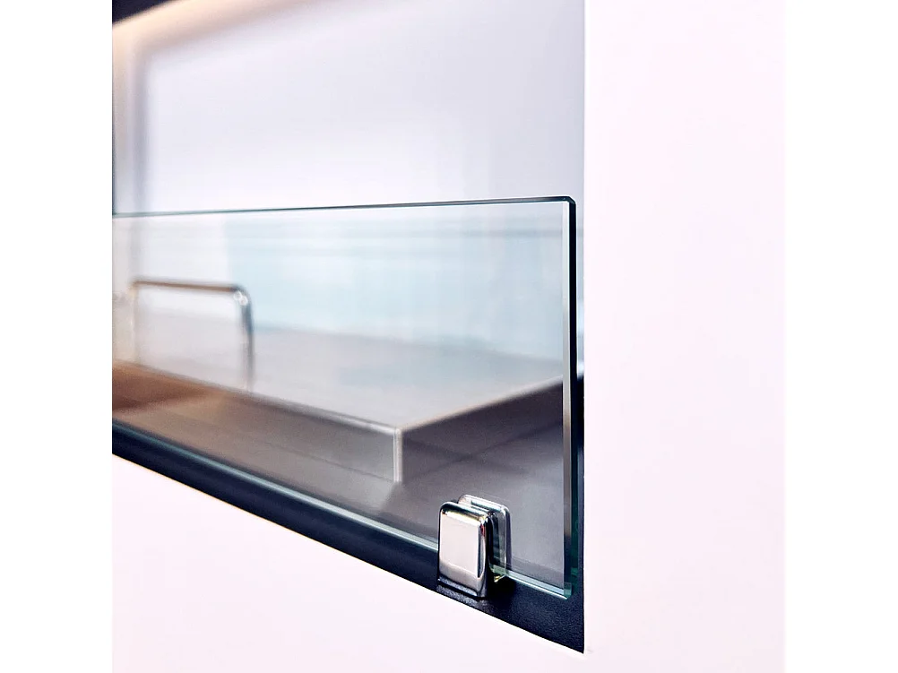 Cheminée à bioéthanol Giotto S Blanc 100x30x70