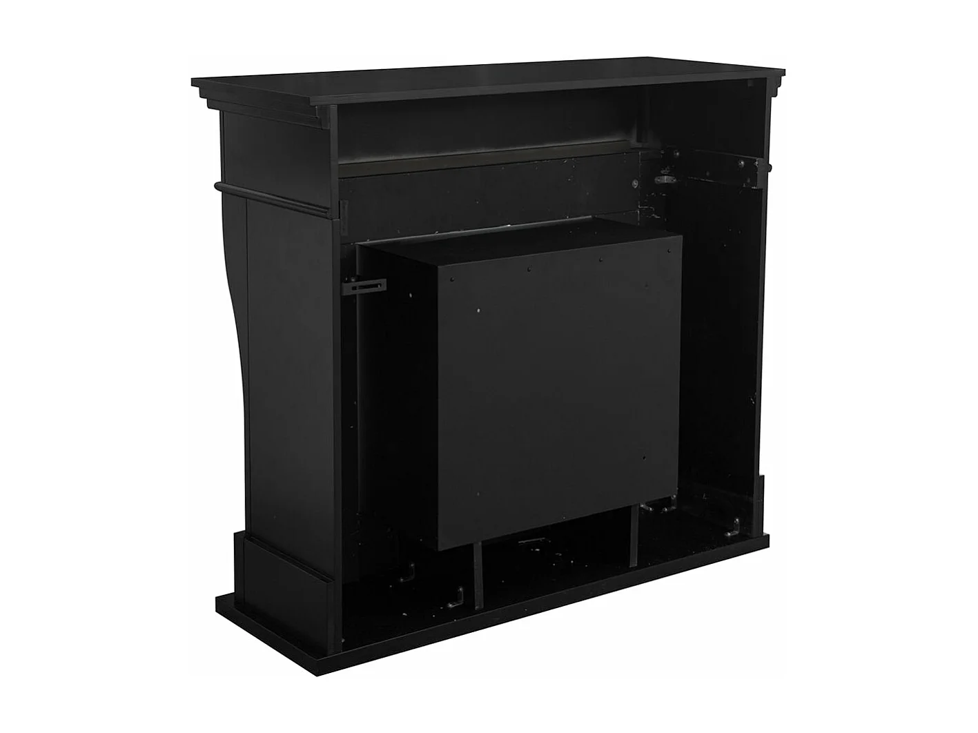 Bio-ethanol haard vloer biohaard WASHINGTON Zwart L111 x D43 x H99