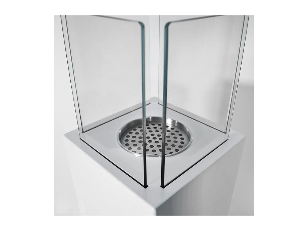 Garten Bioethanol Kamin Außenbereich Capri 70 Weiß