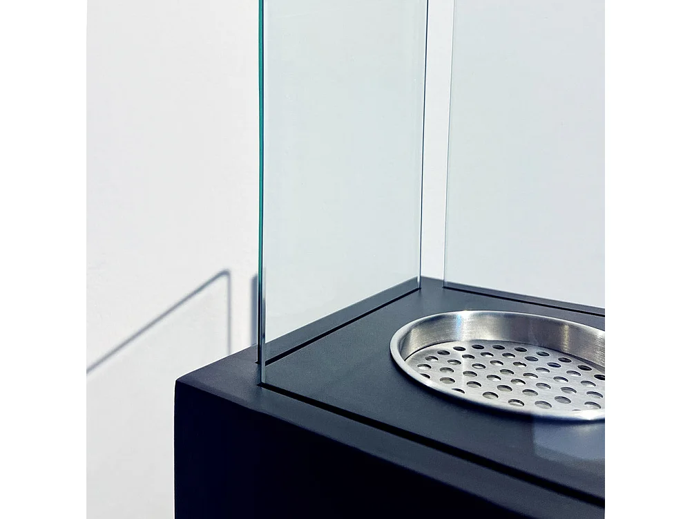 Garten Bioethanol Kamin Außenkamin Capri 110 Schwarz