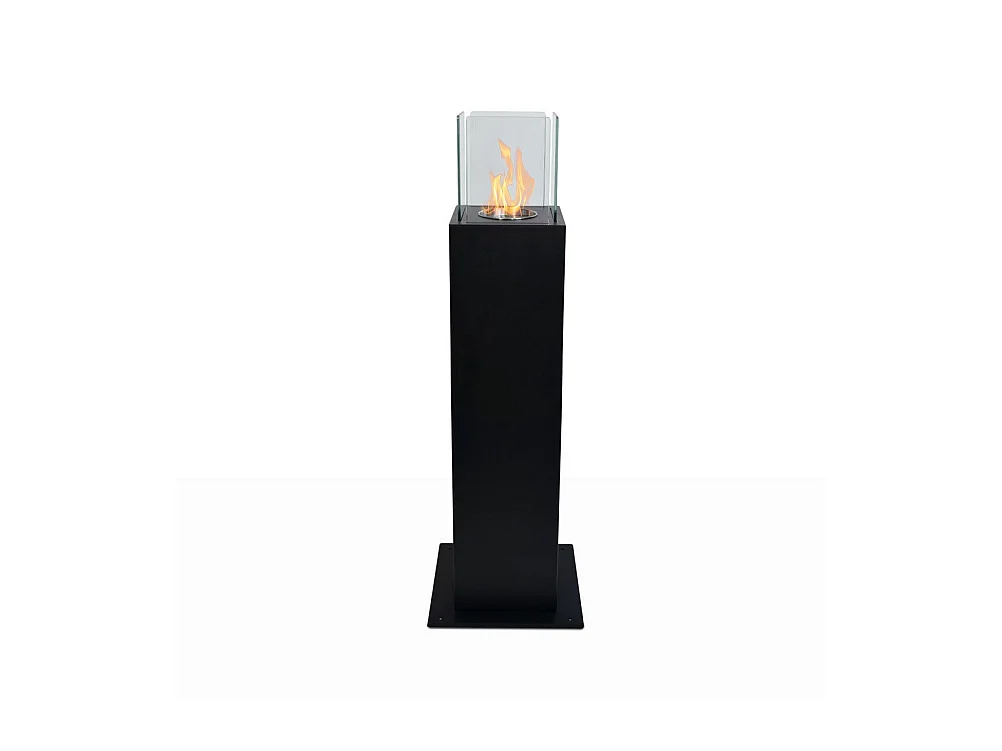 Cheminée à bioéthanol de jardin Biocamino pour extérieur Capri 110 noir